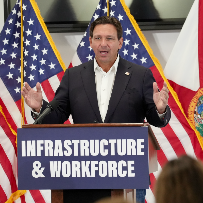 Ron DeSantis at press conference